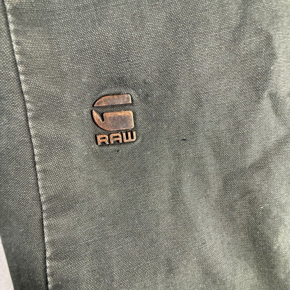 G Star Raw Men's Medium Military Field Jacket Olive Green Utility Cargo - Picture 5 of 10